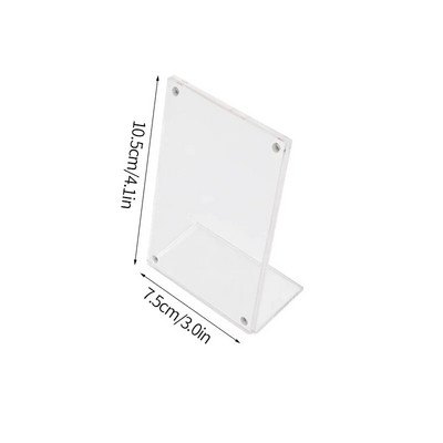 Akrüülist pildiraam, läbipaistev magnetiline pildiraam Kpop-fotokaardihoidja, kaaderfoto Idol-kaardi ekraanialuse sisustus