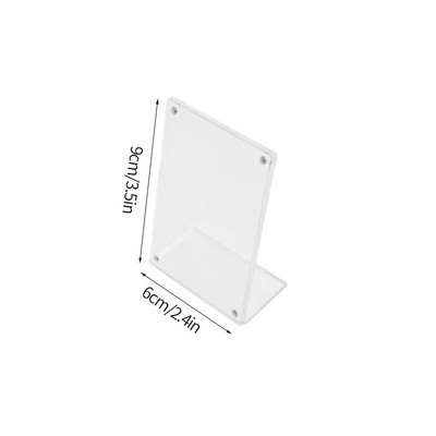 Akrüülist pildiraam, läbipaistev magnetiline pildiraam Kpop-fotokaardihoidja, kaaderfoto Idol-kaardi ekraanialuse sisustus