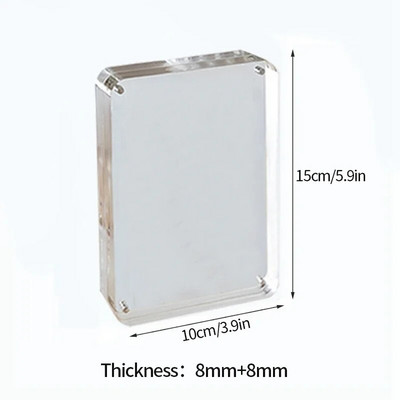 Akrüülist pildiraam, läbipaistev magnetiline pildiraam Kpop-fotokaardihoidja, kaaderfoto Idol-kaardi ekraanialuse sisustus