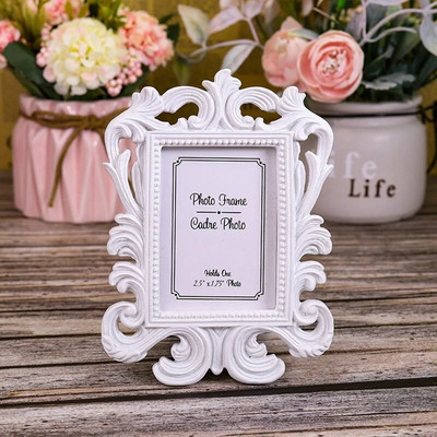 Ornament ID vaigu pildiraam pildiraam töölaud väike ruudukujuline pildiraam barokk retro klassikaline peen perekondlik dekoratiivne pildiraam