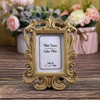 Ornament ID vaigu pildiraam pildiraam töölaud väike ruudukujuline pildiraam barokk retro klassikaline peen perekondlik dekoratiivne pildiraam