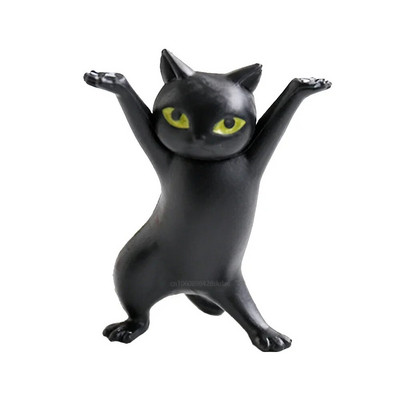 Kawaii kasside pliiatsihoidja Naljakad kassinuku kaunistused Plastikust käsitöö kõrvaklappide tugi ruumi kontorilauale Kodukaunistamise tarvikud