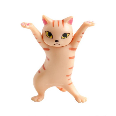 Kawaii kasside pliiatsihoidja Naljakad kassinuku kaunistused Plastikust käsitöö kõrvaklappide tugi ruumi kontorilauale Kodukaunistamise tarvikud