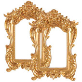 2 tk Väike pildiraam Mini pildiekraani riiul Vintage vaiguraamid