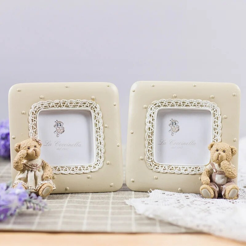 Nuotraukų rėmelis su mielu animaciniu filmuku kūdikiui, derva, kūrybingas namų dekoravimas, vestuvių nuotraukų rėmelis, gimtadienio dovana, didmeninė prekyba, MF