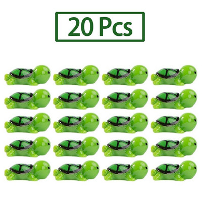 5-30 vnt. mini vėžlys miniatiūrinės figūrėlės papuošalai, gyvūnai, pasidaryk pats, amatai, skirti stalui.