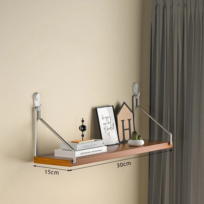 Drvena zidna izložna polica visoke gustoće Model radne figure za dnevni boravak, knjige, biljke u saksiji, police za aromaterapiju