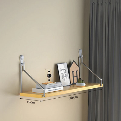 Drvena zidna izložna polica visoke gustoće Model radne figure za dnevni boravak, knjige, biljke u saksiji, police za aromaterapiju