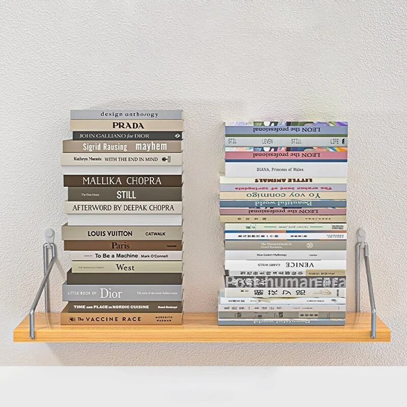 Drvena zidna izložna polica visoke gustoće Model radne figure za dnevni boravak, knjige, biljke u saksiji, police za aromaterapiju