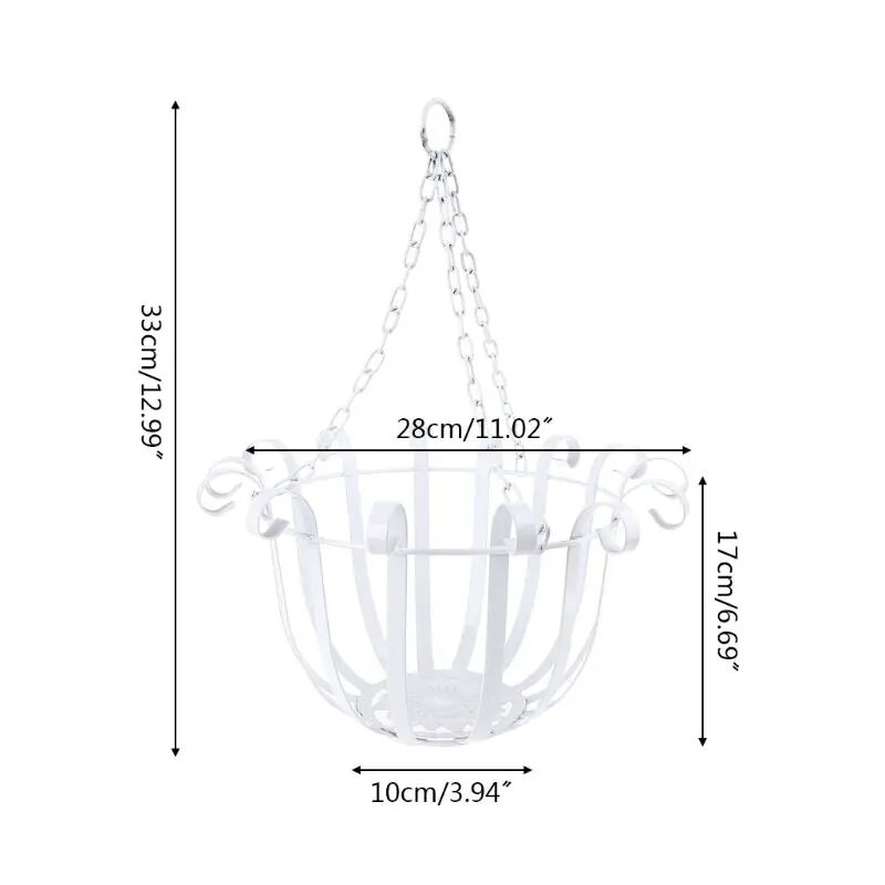 Euroopa stiilis seinale riputatav lillepoti tugiklamber konks rauast riidepuu taimed H58C