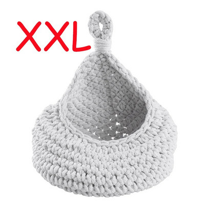 Zidna viseća košara za voće za kuhinjske košare za pohranu Ručno tkane torbe Češnjak Krumpir Povrće Viseća košara za pohranu Kućni dekor