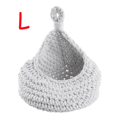 Zidna viseća košara za voće za kuhinjske košare za pohranu Ručno tkane torbe Češnjak Krumpir Povrće Viseća košara za pohranu Kućni dekor