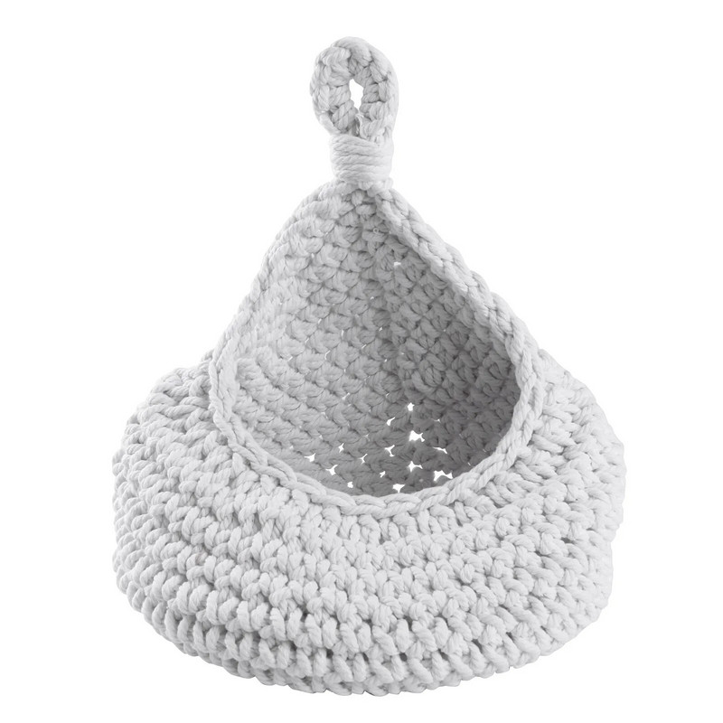 Zidna viseća košara za voće za kuhinjske košare za pohranu Ručno tkane torbe Češnjak Krumpir Povrće Viseća košara za pohranu Kućni dekor