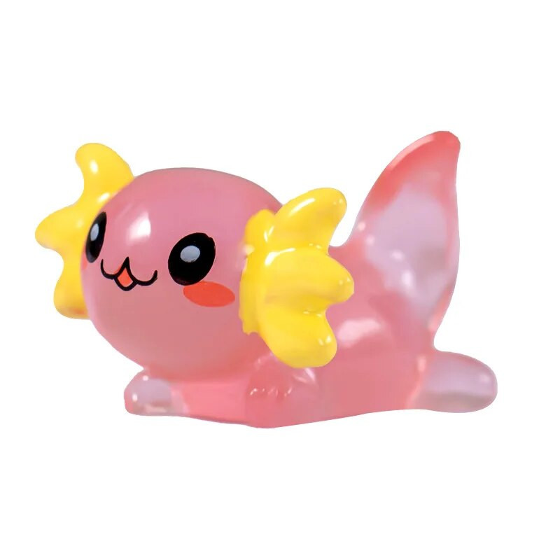 8-15 KOM. Svjetleće minijature Axolotla Ambystoma Mexicanum Sjaj noću Mahovina Mikropejzažna dekoracija Slatke životinje Akvarij DIY