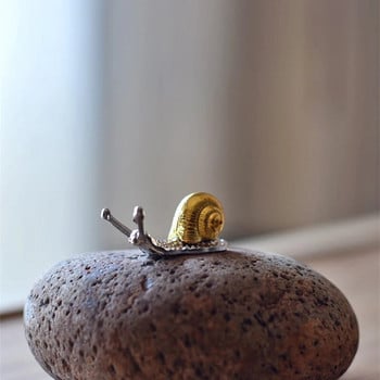 Δημιουργικό κράμα σαλιγκάρι Μικρά στολίδια Μικρή χελώνα Χαριτωμένο ζωηρό ζωηρό μπονσάι για το σπίτι διακόσμηση με θυμίαμα ειδώλια