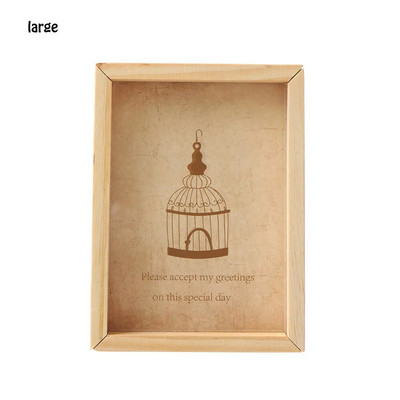 Kuum 1 tk Vintage mitmekordne dekoratiivne puidust pildiraam Internetis kodukaunistuse kunst pulmade minipildiraamid DIY pere kodukaunistus