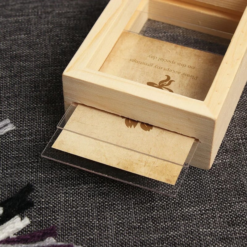 Kuum 1 tk Vintage mitmekordne dekoratiivne puidust pildiraam Internetis kodukaunistuse kunst pulmade minipildiraamid DIY pere kodukaunistus