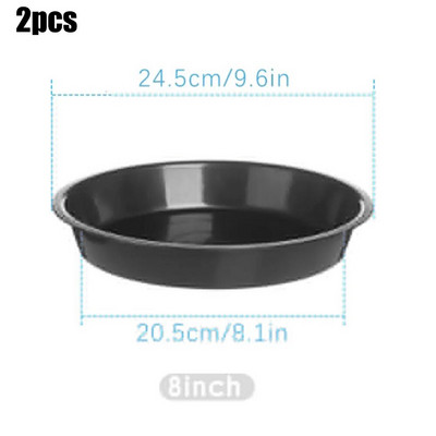 2db 4/6/7/8/10 hüvelykes növénytálcák műanyag növényi csészealj Kerek csepegtető tálcák csészealj növények tálcák beltéri kültéri kerti kellékek dekorációja