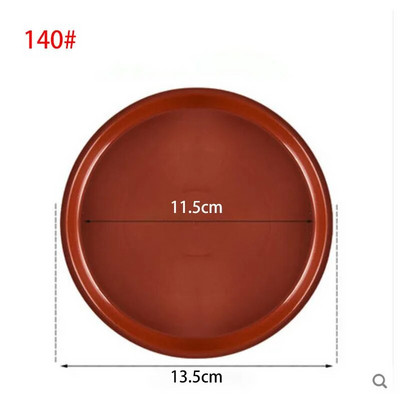 Izdržljiva plastična posuda za saksije Vrtna okrugla posuda za cvijeće Tanjurići za postolje za podnožje Tanjurić za unutrašnju upotrebu na otvorenom Potrepštine za kućno vrtlarenje D1