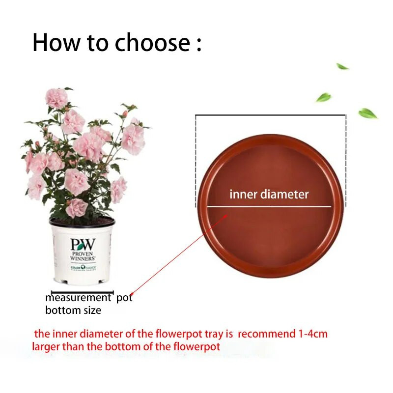 Izdržljiva plastična posuda za saksije Vrtna okrugla posuda za cvijeće Tanjurići za postolje za podnožje Tanjurić za unutrašnju upotrebu na otvorenom Potrepštine za kućno vrtlarenje D1