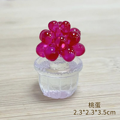 Kūrybingos kaktusų figūrėlės Papuošalai dervos kaktusų bonsai dekoro papuošalai darbalaukio ornamentai automobilių namų dekoravimo priedai