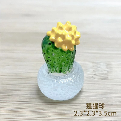 Kūrybingos kaktusų figūrėlės Papuošalai dervos kaktusų bonsai dekoro papuošalai darbalaukio ornamentai automobilių namų dekoravimo priedai