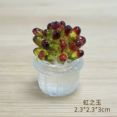 Kūrybingos kaktusų figūrėlės Papuošalai dervos kaktusų bonsai dekoro papuošalai darbalaukio ornamentai automobilių namų dekoravimo priedai