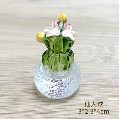 Kūrybingos kaktusų figūrėlės Papuošalai dervos kaktusų bonsai dekoro papuošalai darbalaukio ornamentai automobilių namų dekoravimo priedai