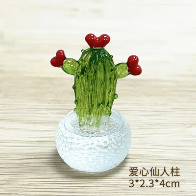 Kūrybingos kaktusų figūrėlės Papuošalai dervos kaktusų bonsai dekoro papuošalai darbalaukio ornamentai automobilių namų dekoravimo priedai