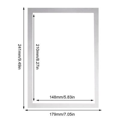Magnetplakati raam Isekleepuv tasuta mulgustatav fotokunsti seinakleebiste raamid auhinnafotode jaoks tunnistuse dokumendid