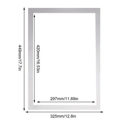 Magnetplakati raam Isekleepuv tasuta mulgustatav fotokunsti seinakleebiste raamid auhinnafotode jaoks tunnistuse dokumendid