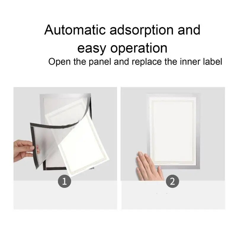 Magnetplakati raam Isekleepuv tasuta mulgustatav fotokunsti seinakleebiste raamid auhinnafotode jaoks tunnistuse dokumendid