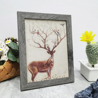 Retro puidust pildiraam töölauakaunistuseks 10X15 15X20 20X25 A4 pildiraami alus piltide jaoks Fotodekoratsiooniga mälestuskingitus