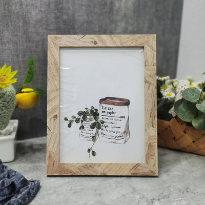 Retro puidust pildiraam töölauakaunistuseks 10X15 15X20 20X25 A4 pildiraami alus piltide jaoks Fotodekoratsiooniga mälestuskingitus