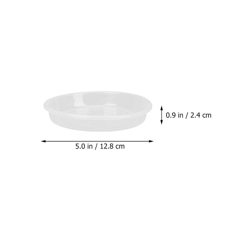 Posude za lonce od 10 komada Posuđe za biljke Tanjurići Tanjuri za sakupljanje vode Sobne biljke Plastični pladnjevi Prozirni tanjurići za vlagu