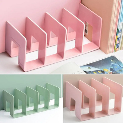 Pink Bookshelf, Acrylic Bookshelf, Desktop Bookshelf, Partition Board, Book Storage, Bookshelf, Desk Storage Rack, Book Stand