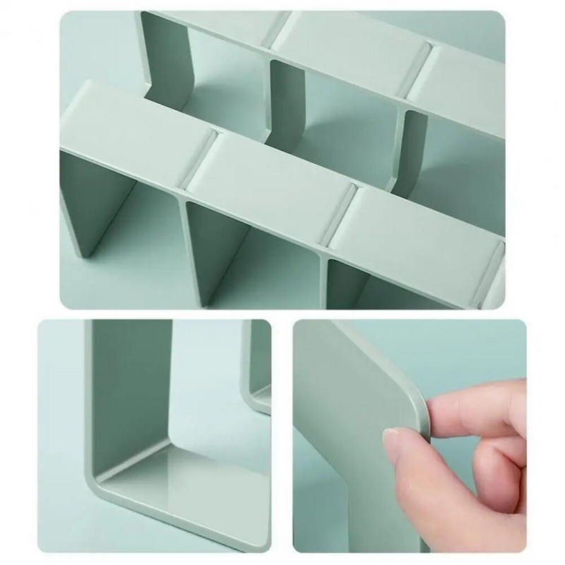 Rózsaszín könyvespolc, akril könyvespolc, asztali könyvespolc, elválasztó tábla, könyvtároló, könyvespolc, asztali tárolóállvány, könyvállvány