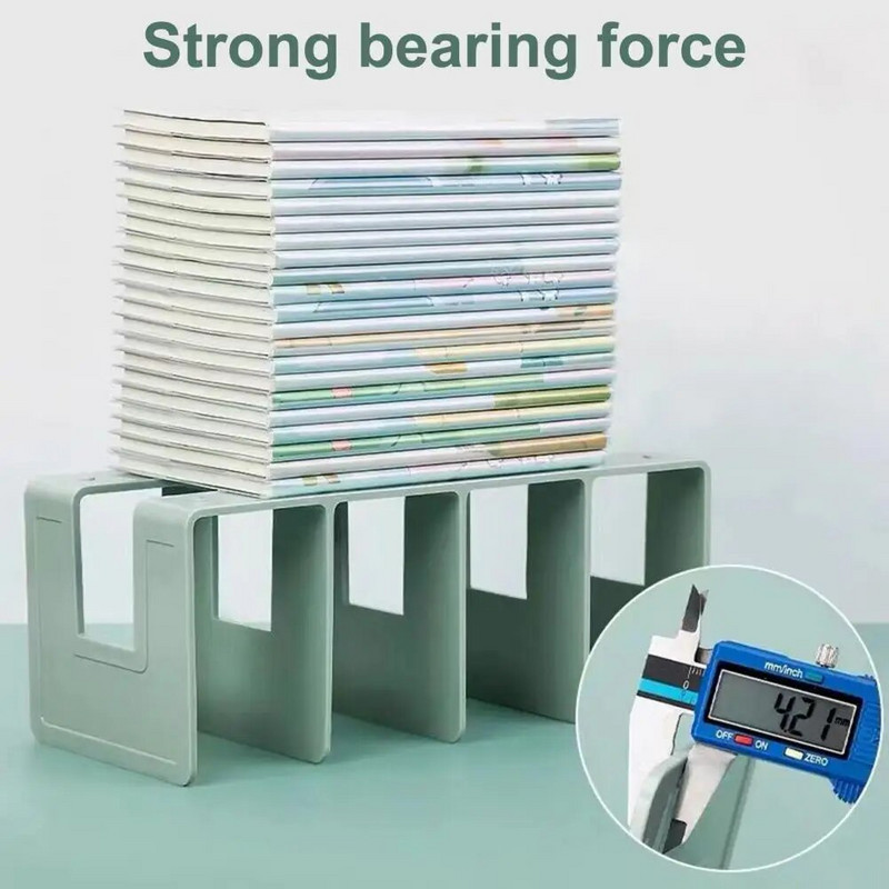 Rózsaszín könyvespolc, akril könyvespolc, asztali könyvespolc, elválasztó tábla, könyvtároló, könyvespolc, asztali tárolóállvány, könyvállvány