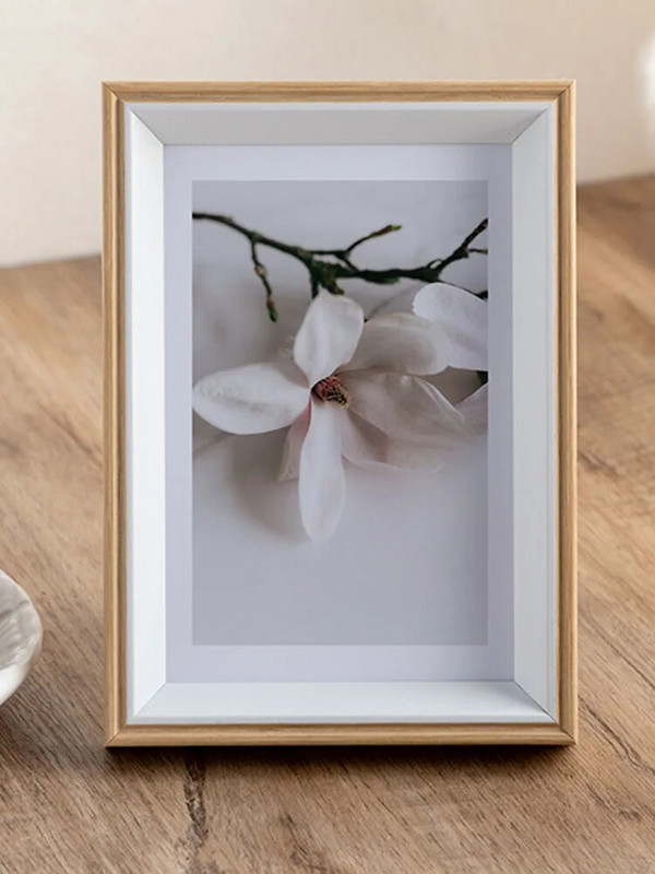 Prirodni drveni okvir za fotografije Dekoracija doma Okviri za fotografije za slike Zidni okvir za slike Dekoracija za radnu površinu Pravokutni okvir