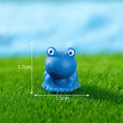 50 kom Mini žaba vrtni dekor Zelene figurice žabe Minijaturni kućni dekor Sićušne plastične žabe vilinski vrtni dekor