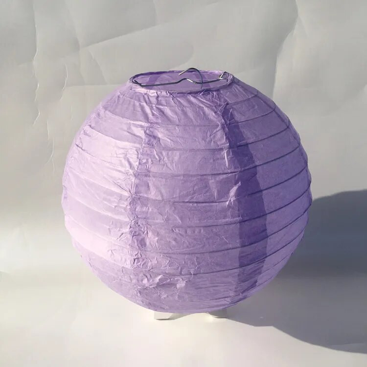 Heleroosa 10/15/20/25/30/35/40cm Hiina paberist laternad ümmargused paberist kuullambid DIY pulmade jõulupeo lampide kaunistus