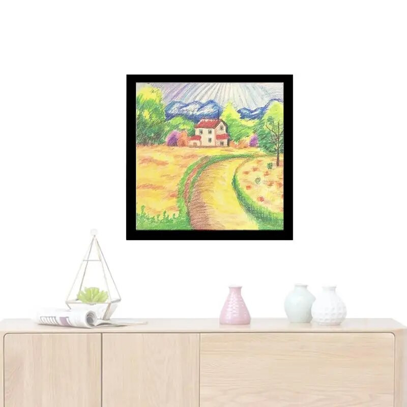 30x30 cm Seinale kinnitatav laste kunstiraamid, laste kunstiteosed, magnetiline esiosa, avatud vahetatav plakati jaoks, fotode joonistamine, maalid, ekraan