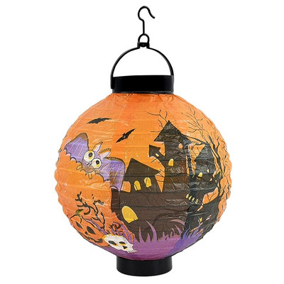 LED Halloween papirna bundeva, viseća svjetiljka, oprema za dječje rođendane, noć vještica, dekoracija doma, lampa, lampa, rekviziti