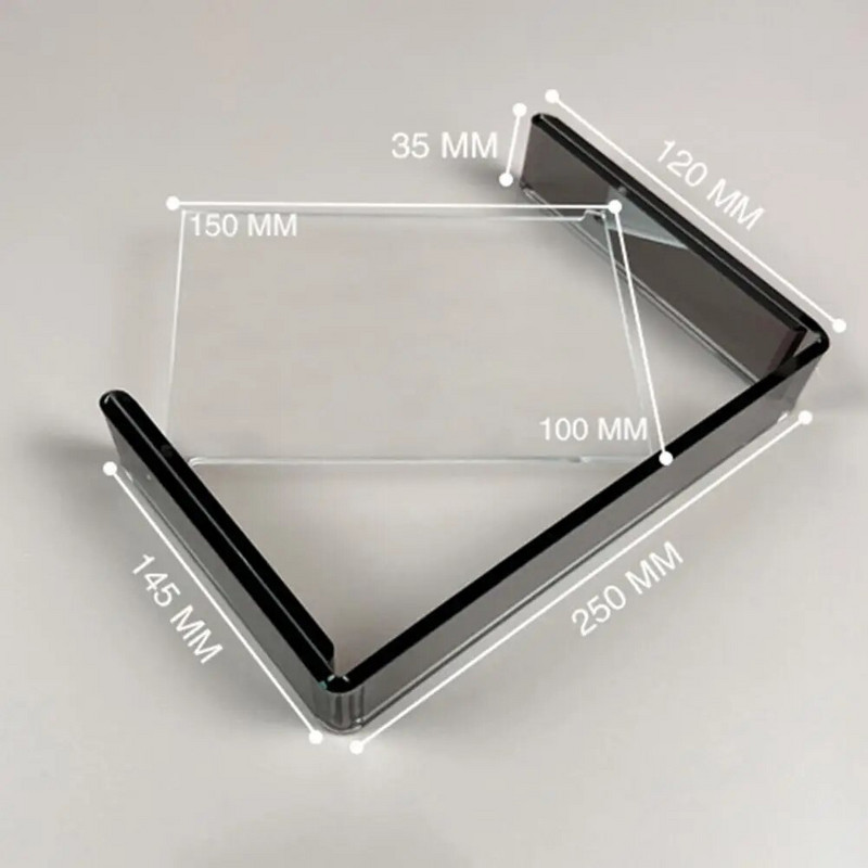 Fotoraam, sile pind, läbipaistev fotohoidik, mis ei purune kergesti akrüülist kahepoolselt pöörleva fotoraamiga majapidamises