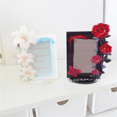 Držač za fotografije Stalak za zaslon Zaštita za fotografije Okvir za foto kartice Dekoracija za radnu površinu Navlaka za kartice Slatki 3 inčni slatki leptir Akril