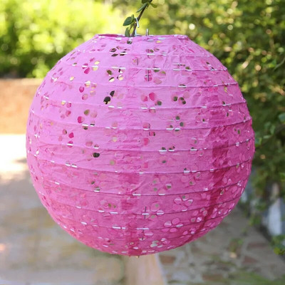 1PC 16``40CM kineski šareni okrugli šuplji papirnati lampion kućna rođendanska zabava Svadbena zabava Dekoracija događaja DIY Lampion lampion
