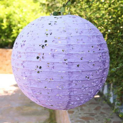 1PC 16``40CM kineski šareni okrugli šuplji papirnati lampion kućna rođendanska zabava Svadbena zabava Dekoracija događaja DIY Lampion lampion