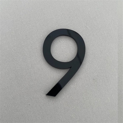 Numerio lentelė Lipni durų plokštė akrilas 3D skaitmuo Vartų skaitmenys Dekoratyviniai lipdukai Etiketė Viešbutis namų aksesuarams