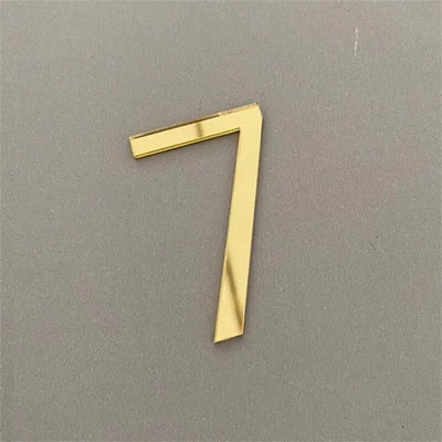 Numerio lentelė Lipni durų plokštė akrilas 3D skaitmuo Vartų skaitmenys Dekoratyviniai lipdukai Etiketė Viešbutis namų aksesuarams