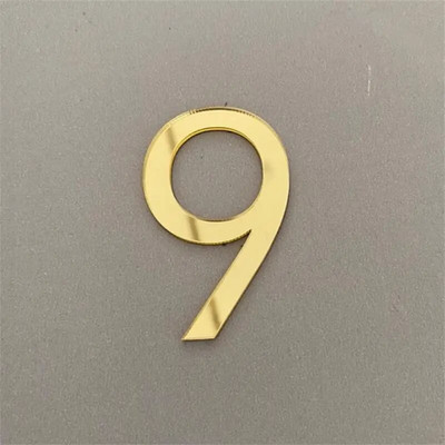 Numerio lentelė Lipni durų plokštė akrilas 3D skaitmuo Vartų skaitmenys Dekoratyviniai lipdukai Etiketė Viešbutis namų aksesuarams